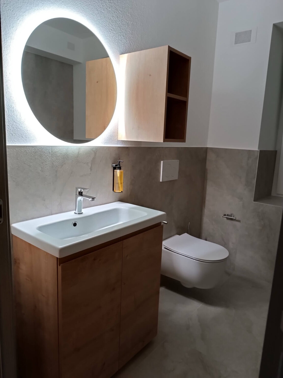 bagno moderno privato in b&b Valcamonica